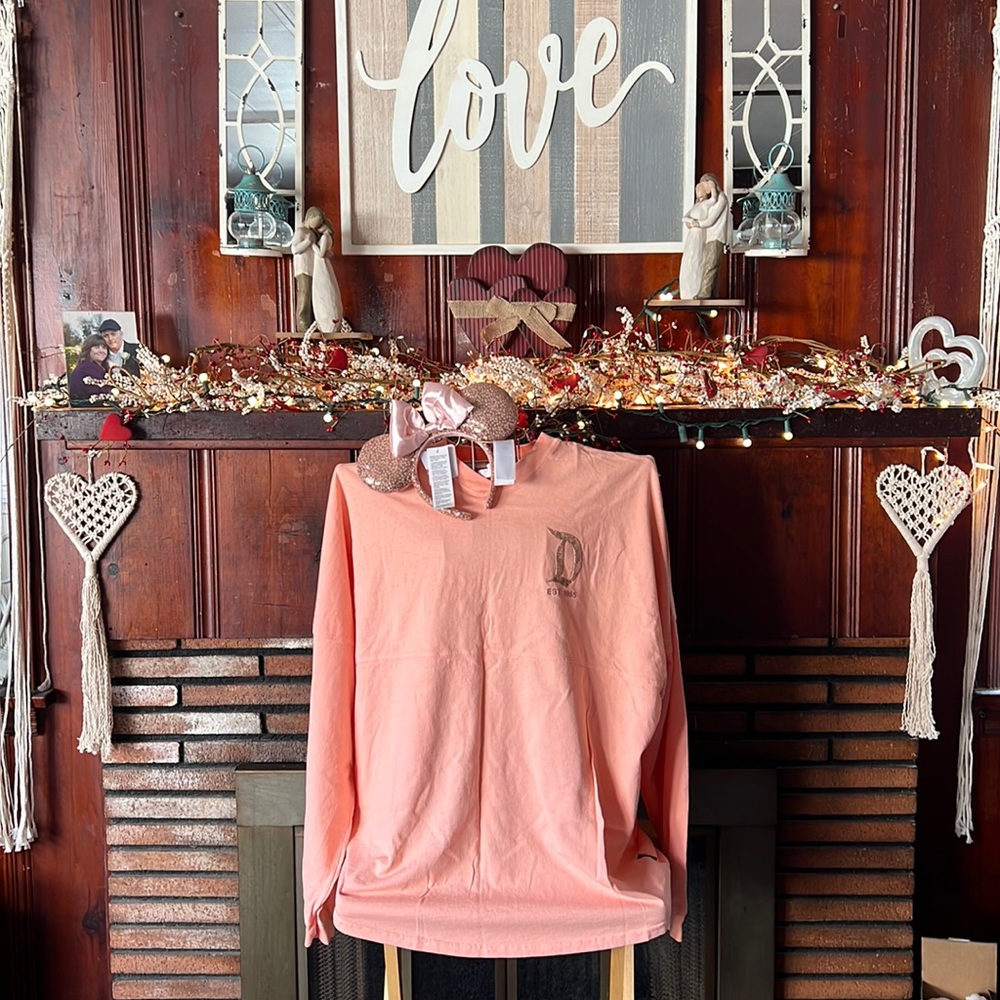 💝❤️Disneyland RoseGold Spirit Jersey &matching RoseGold Minnie Mouse ears💝❤️